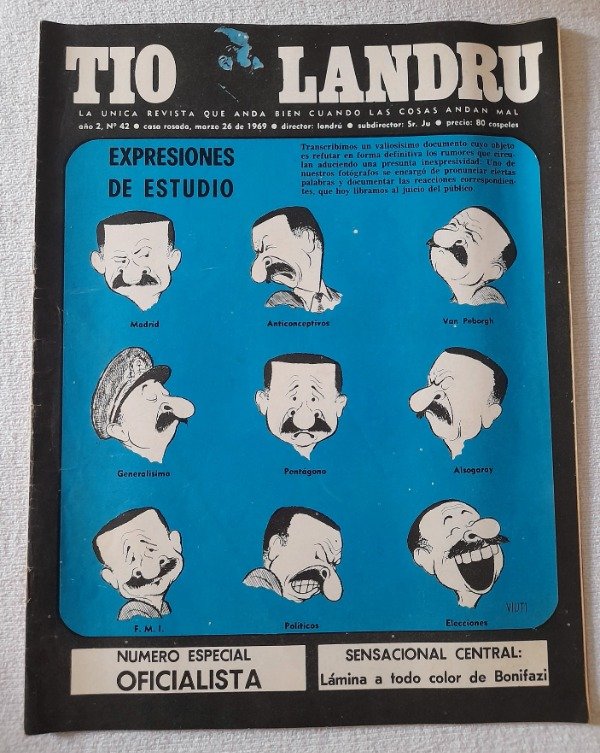Producto - Revista Tio Landru #42 - Año 2 - Numero Especial Oficialista