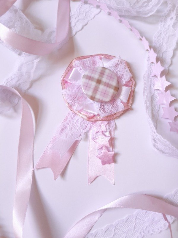 Producto - Pin y Llavero Rossette Pink + Pin personalizado