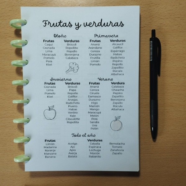 Producto - Recetario de Cocina A5 80 Hojas - Recetas Familiares - 3 al cubo - 3