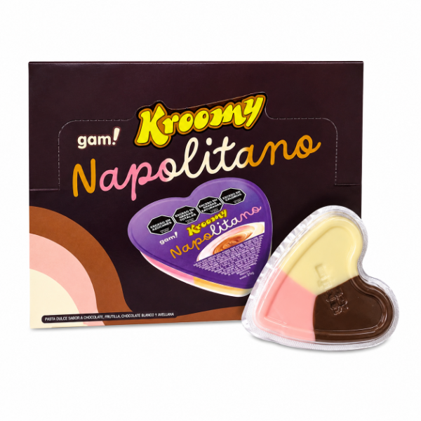 Producto - Caja Kroomy Napolitano 3 Sabores