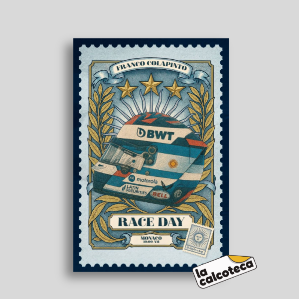 Producto - Colapinto Race Day Estampilla
