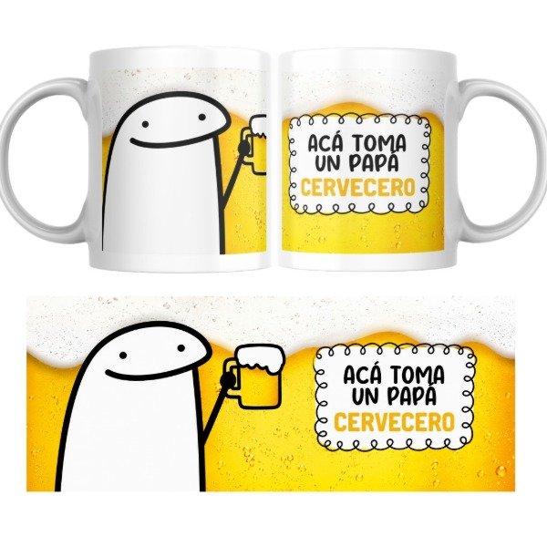 Producto - Taza - Dia del padre - Acá toma un papá cervecero (flork)