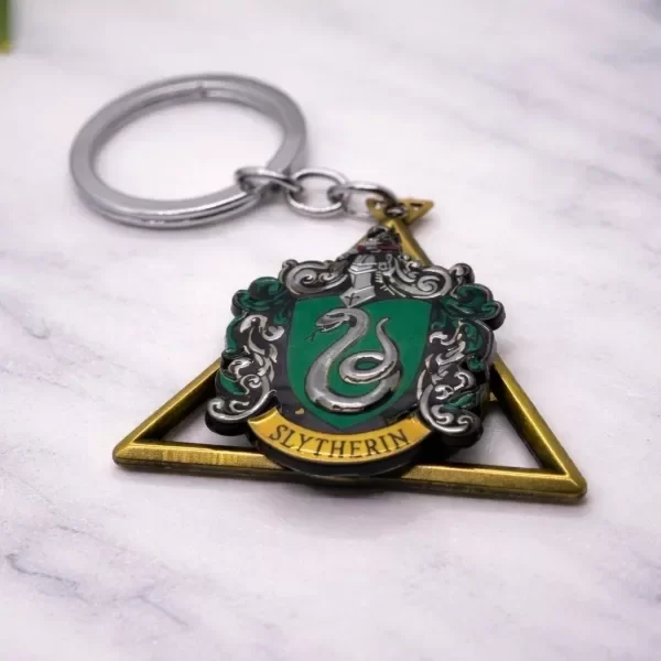 Producto - Llavero Giratorio Slytherin Metálico x6u