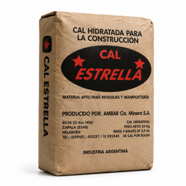 Producto - Cal Estrella 20 Kg