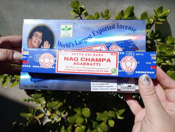 Producto - Sahumerios Nag Champa by Satya