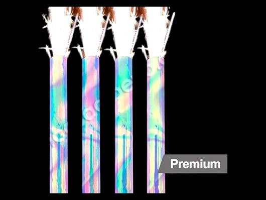 Producto - VELA BENGALA PREMIUN TORNASOLADA BLANCA X1