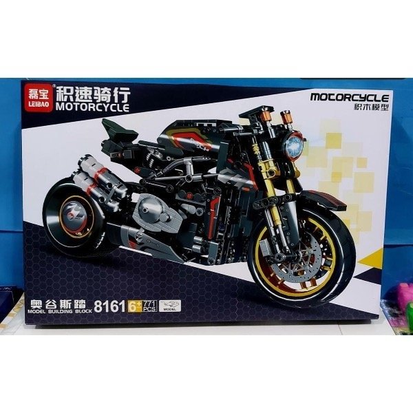 Producto - Bloques tipo Lego Motocicleta Extra Grande