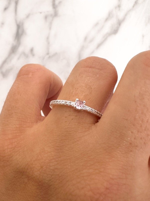 Producto - Anillo Holly rose acero Blanco