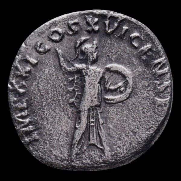 Producto - Domiciano (92 DC) Denario. Ceca de Roma - IMP XXI COS XVI CENS PPP