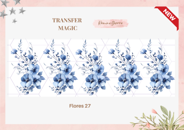 Producto - Transfer magic - Flores 27