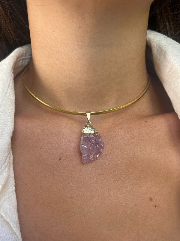 Producto - Collar de amatista en bruto