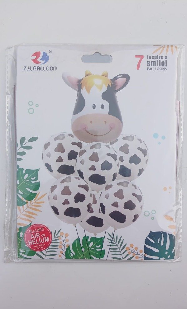 Producto - Set 7 Globos VAQUITA