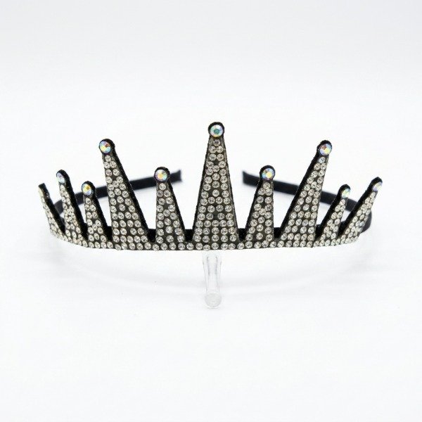 Producto - Corona con brillos negra - 0