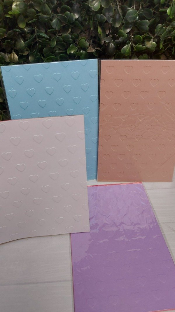Producto - Tarjetones 10x15 texturados CORAZÓN x5u