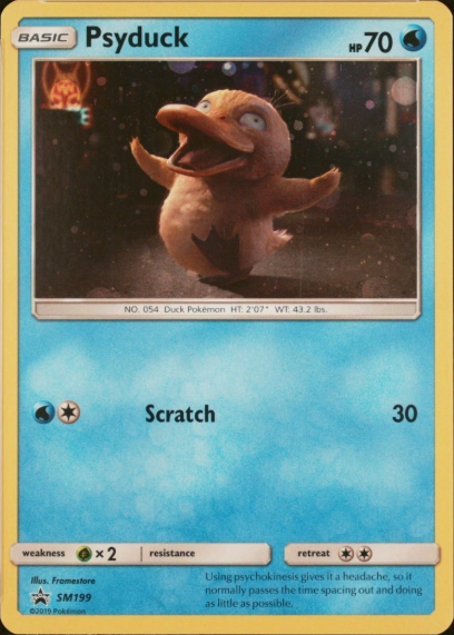 Producto - Psyduck - SM199 - Sun and Moon Promo Holo Cosmos