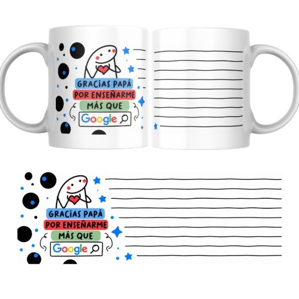 Producto - Taza - Dia del padre - Gracias papá por enseñarme mas que google (flork)