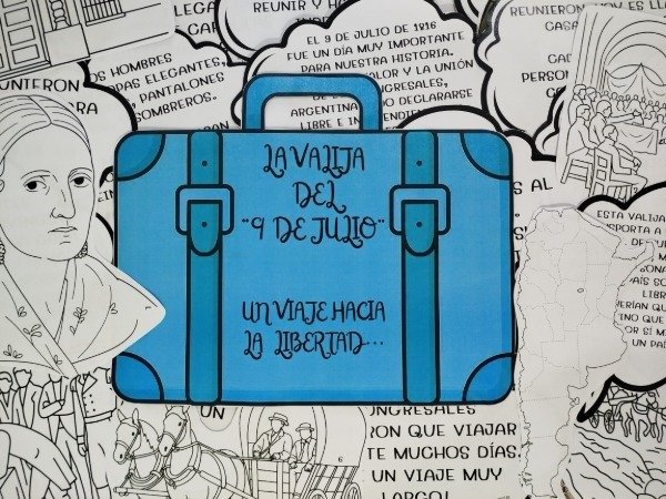 Producto - Valija 9 DE JULIO  "Un viaje hacia la libertad..." (PDF)