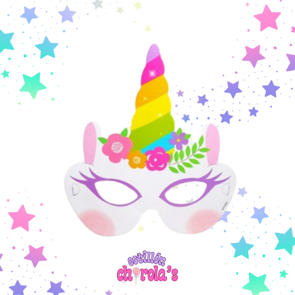 Producto - ANTIFAZ UNICORNIO - 6 UNIDADES