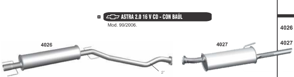 Producto - ASTRA 2.0 16V