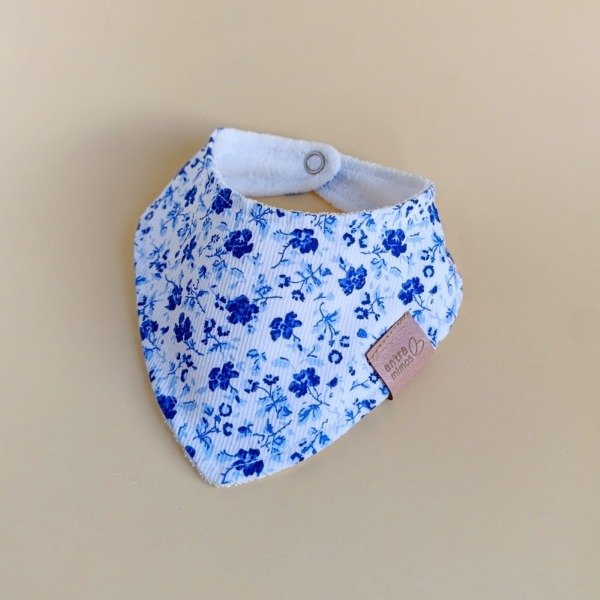 Producto - Bandana flores azules