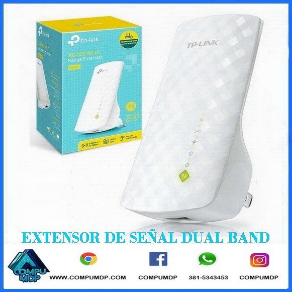 Producto - EXTENSOR DE SEÑAL TP-LINK RE200 DUAL BAND..