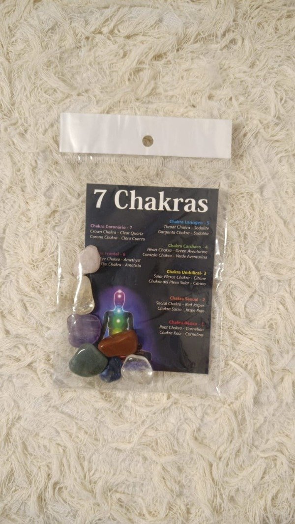 Producto - Piedras 7 chakras - Sagrada madre