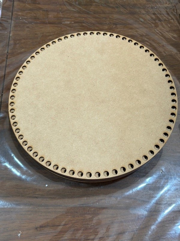 Producto - Base de corte laser redonda de 30 cms
