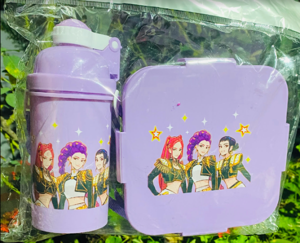 Producto - Lunchera 3 divisiones con botella