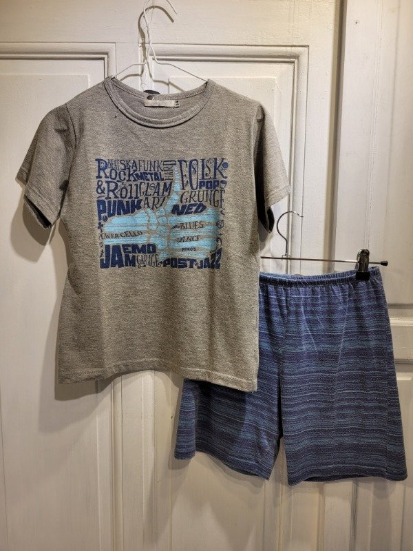 Producto - Pijama ROKO'S BOYS gris y azul Talle 10 años - PRECIO: 9X