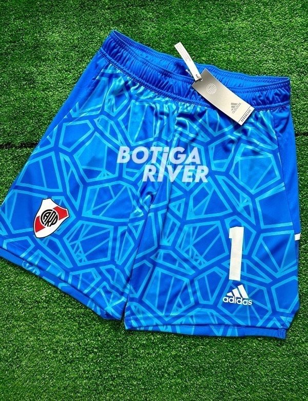 Producto - SHORT ARQUERO AZUL/CELESTE TEMP. 2023 - (M y L)