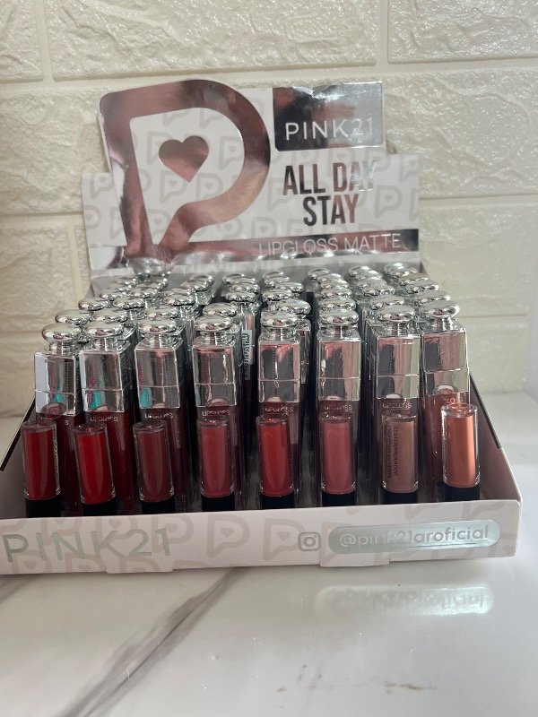 Producto - Labial Líquido "All Day Stay Lipgloss Matte" - Pink 21