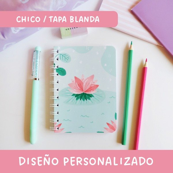 Producto - Cuaderno Chico Personalizado - Tapa Blanda