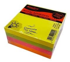 Producto - NOTAS ADHESIVAS KENDRA 75X75 FLUOR X400