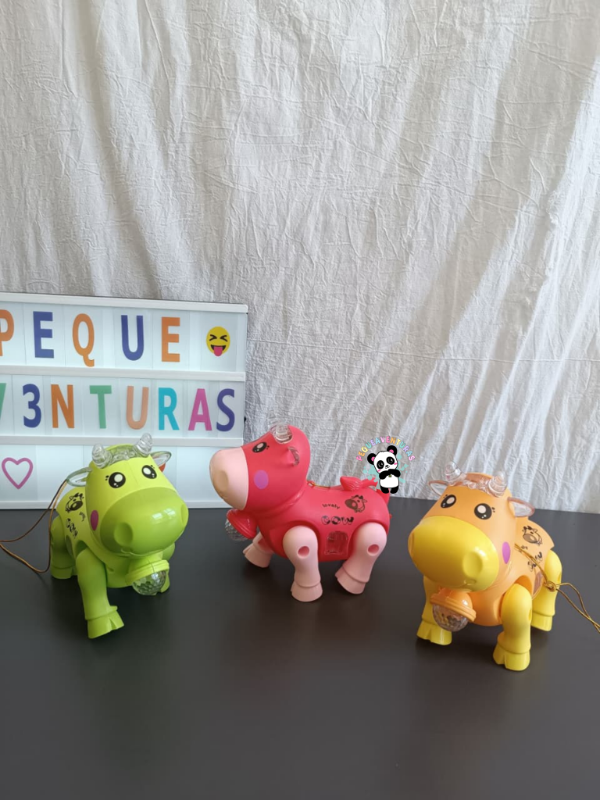 Producto - Juguete Vaca con Luces y Sonido Divertida para Niños