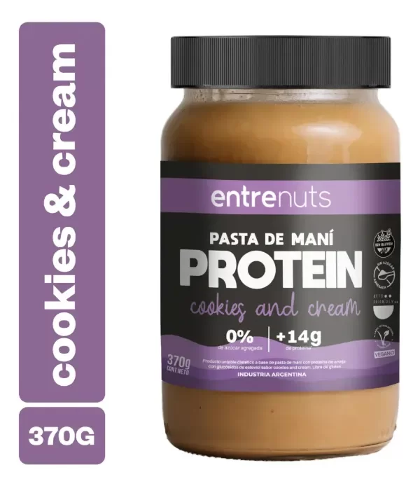 Producto - Pasta de Mani - 370gr ENTRENUTS - 1