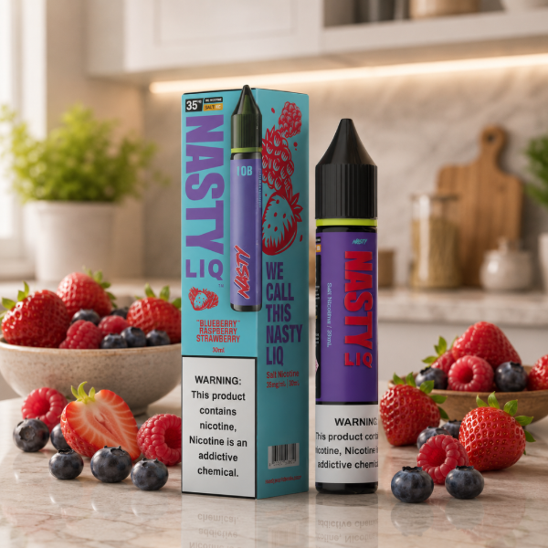 Producto - NIC SALT NASTY BLUEBERRY RASPBERRY STRAWBERRY 30ML 35MG
