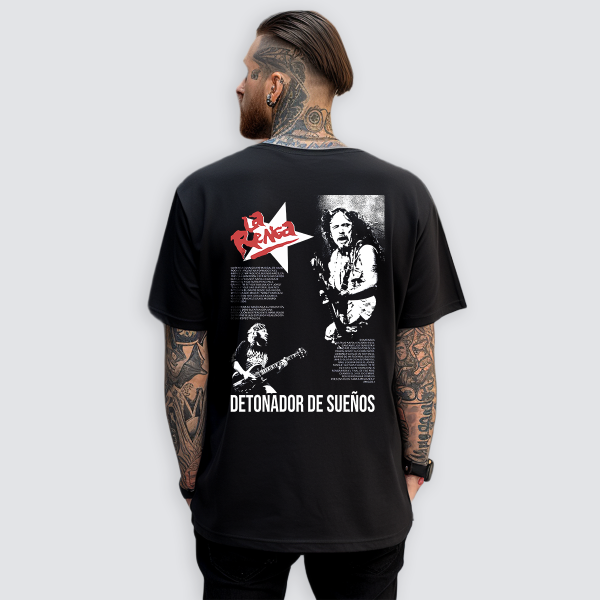 Producto - Remera Oversize La Renga Detonador de Sueños Diseño