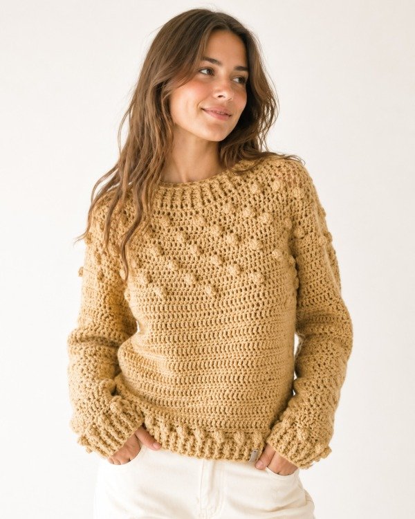 Suéter madreselva miel pre order