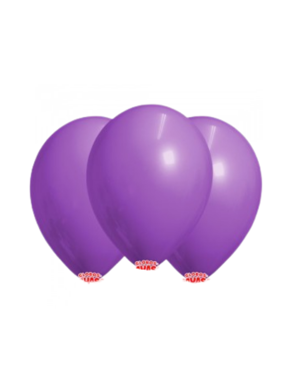 Producto - Globby 12" Liso Decorador Lila x25 Unidades