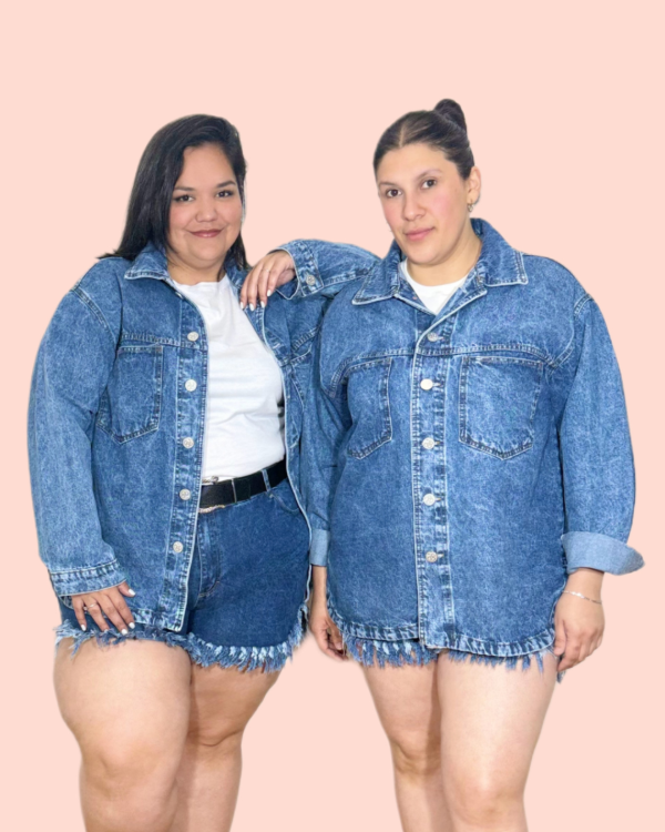 Producto - Camisaco jeans azul