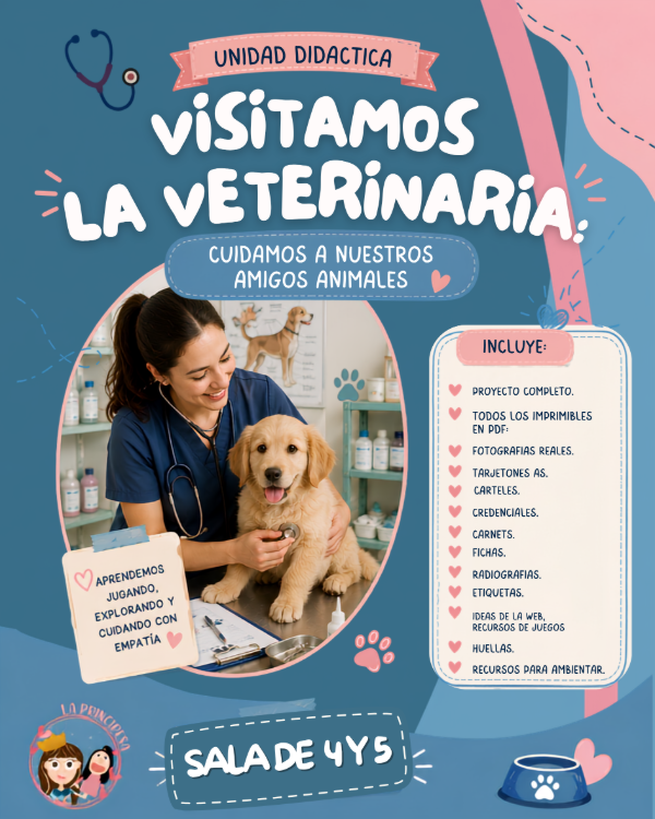 Producto - UD Visitamos la veterinaria - sala de 4 y 5 años