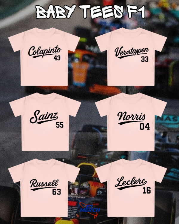 Producto - Babytee rosa letra negra