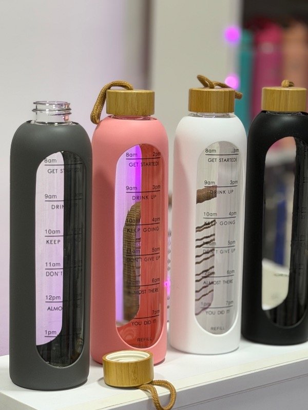 Producto - Botella motivacional de vidrio 750ml