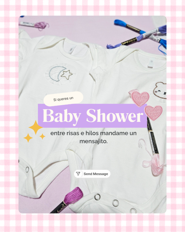 Producto - Baby Shower y Bordado (leer descripción) - 3