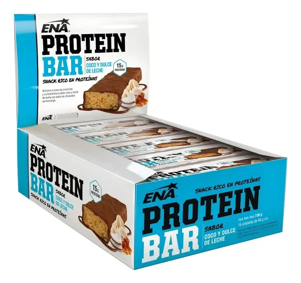 Producto - PROTEIN BAR CJA 16U. ENA SPORT - 5