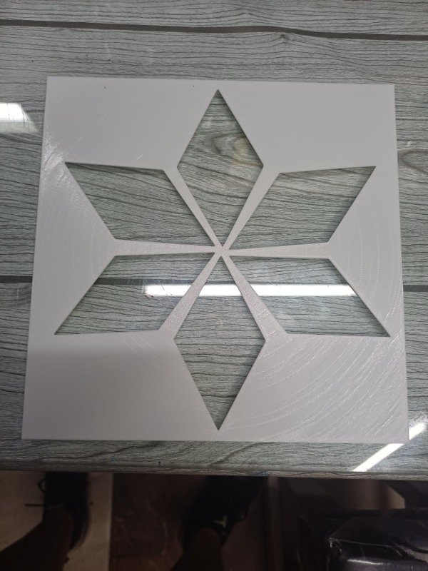 Producto - Stencil estrella de 6 puntas