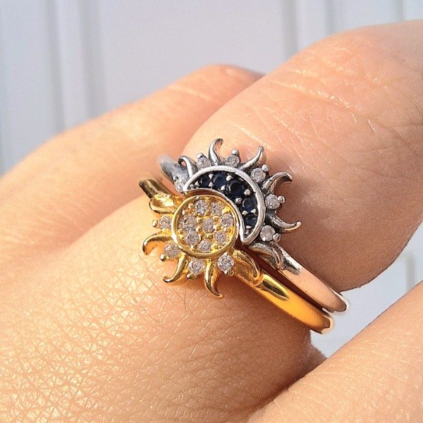 Producto - Anillos luna y sol