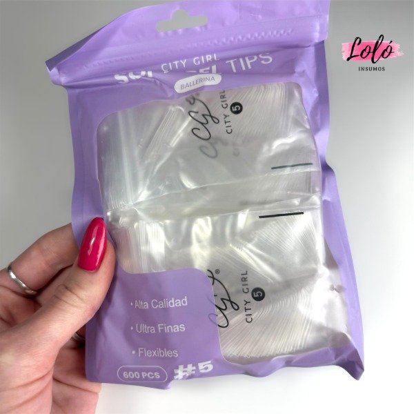 Producto - Tips Soft Gel en Bolsa Ballerina #5 - City Girl