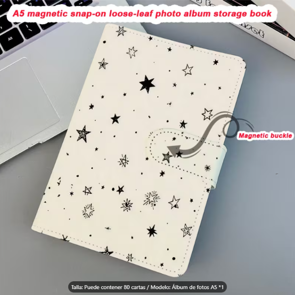 Producto - Binder A5 Estrellas SIN FOLIOS