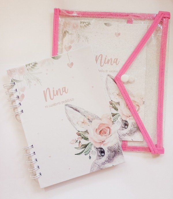 Producto - Cuaderno Pediátrico + Libreta de Vacunas +Sobreton